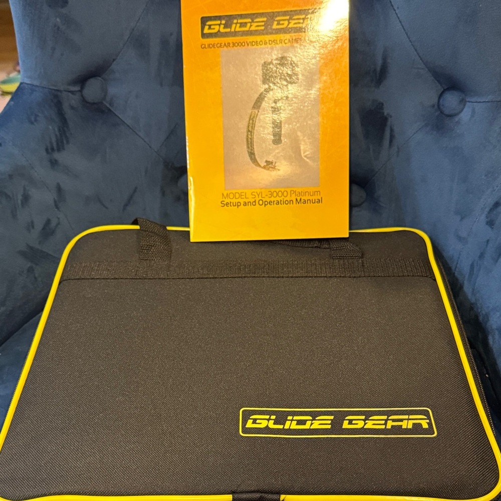 Glide Gear SYL 3000 Elite camera stabilizer in case
